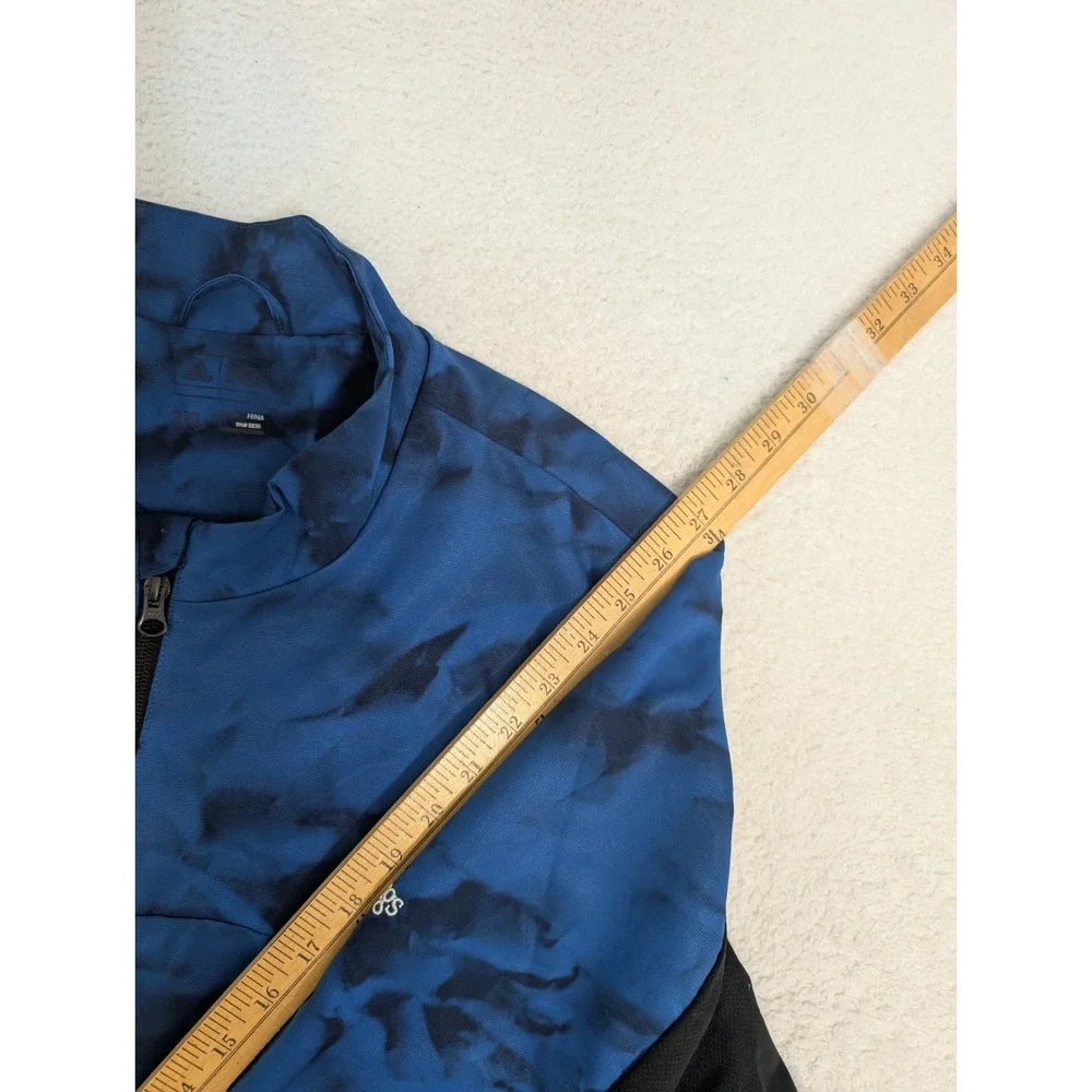 Adidas Men's 2XL Climastorm Competition Wind Jacket‎ Blue Crossings Stretchy